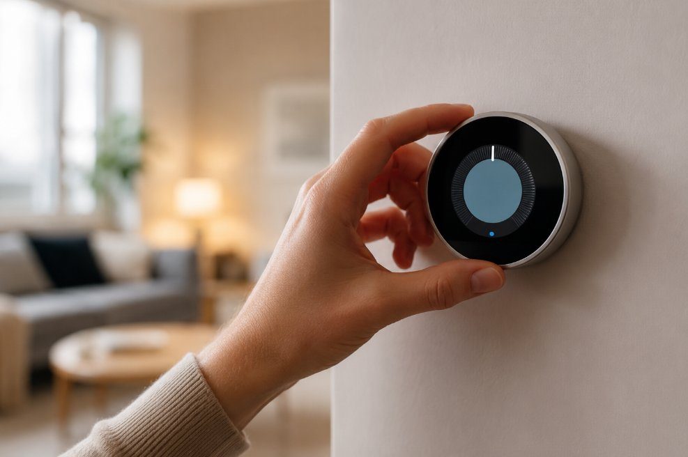 Control del termostato y la calefacción durante el mantenimiento